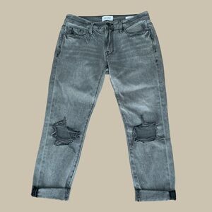 Spring Refresh 🌸 Frame Le Garcon Ripped Cuff Step Hem Nonstretch Jeans